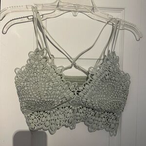 Green/blue - teal bralette top